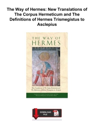 hermes of the ways analysis|the asclepius pdf.